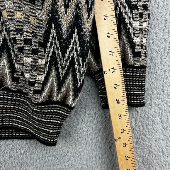 VINTAGE FIII ITALIAN GEOMETRIC SWEATER CROSBY MULTICOLOR M - Picture 5 of 9